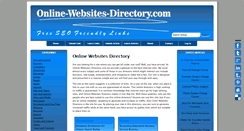 Desktop Screenshot of online-websites-directory.com