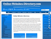 Tablet Screenshot of online-websites-directory.com