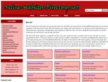 Tablet Screenshot of online-websites-directory.net